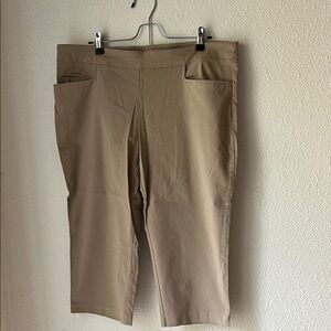 Tan Cropped Pants